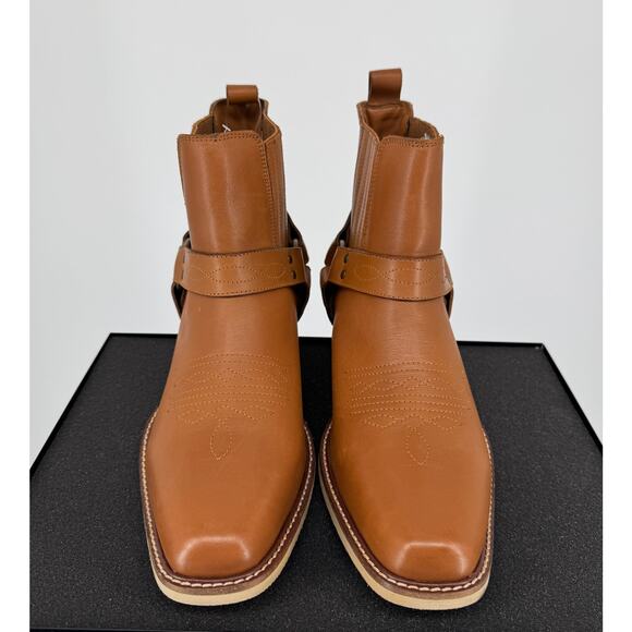 Dingo Black Bart Men’s 11.5D Whiskey Leather Harness Boots NWT main image 13